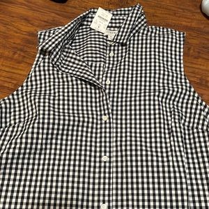 Jcrew sleeveless button up